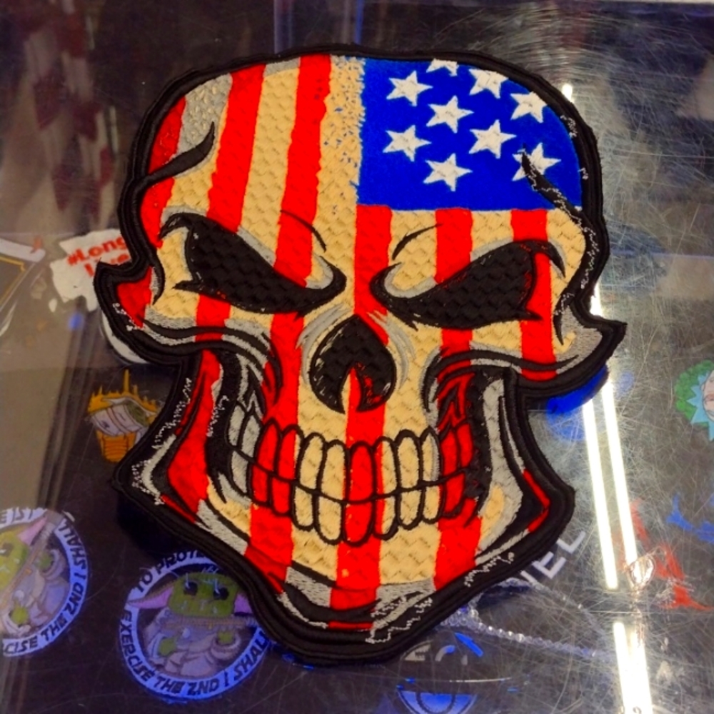 American Skull Patch
